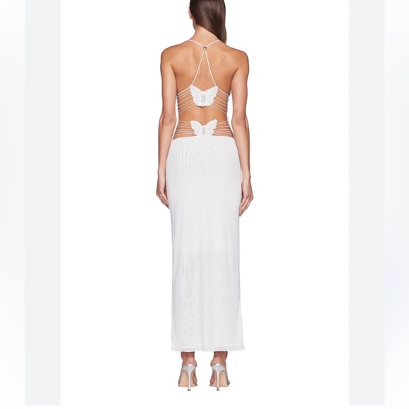 Iamgia I am gia ellery dress Elegant White Halter Dress - Picture 2 of 7